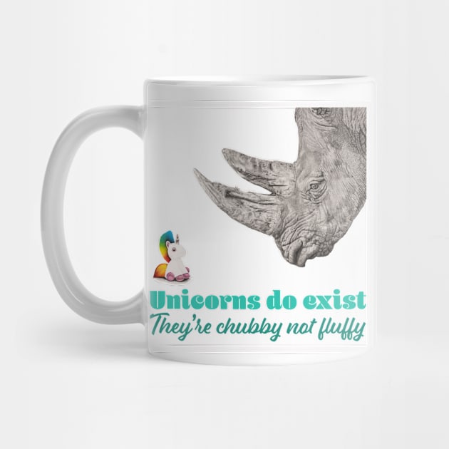 Unicorns do Exist, They're Chubby not Fluffy by Wild Astra Designs